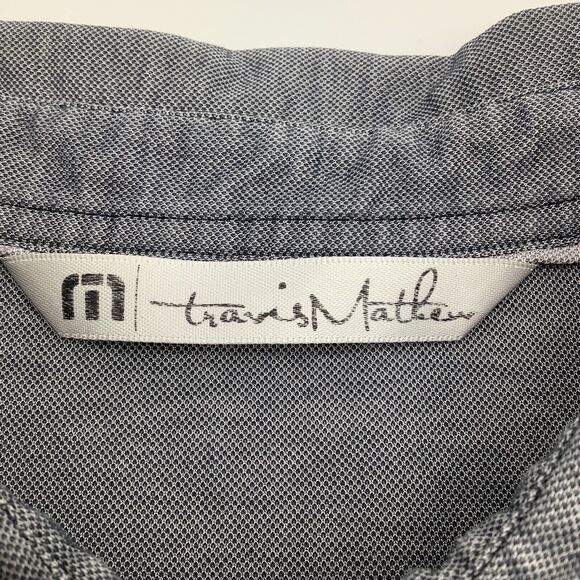 Travis Mathew‎ Mens Short Sleeve Pima Cotton Blend Golf Polo Gray Size Large - Picture 4 of 8